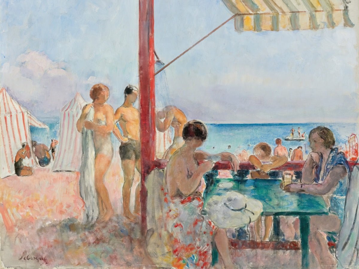 The Bar on the Beach | Henri Lebasque | Ave Legato Art Prints