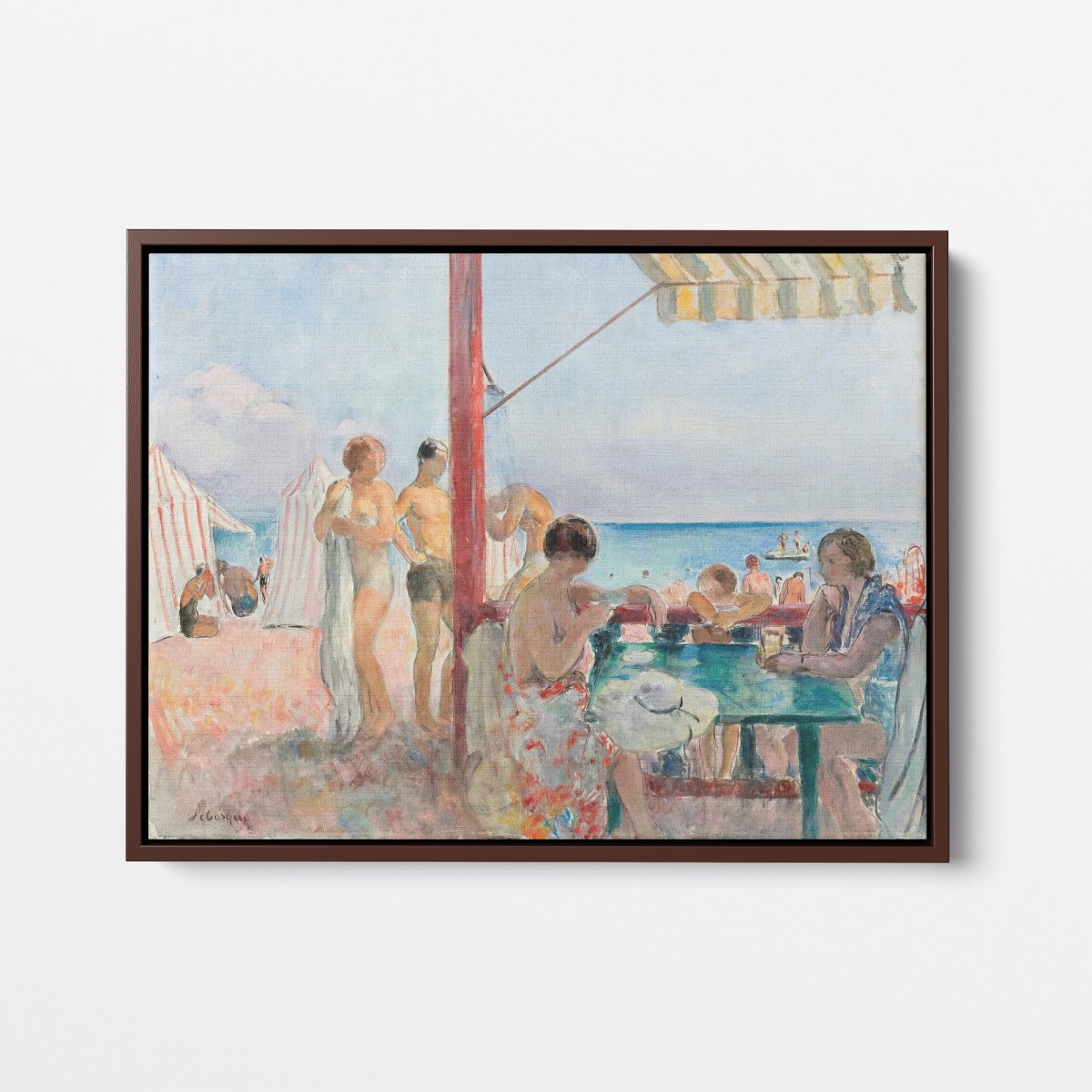 The Bar on the Beach | Henri Lebasque | Ave Legato Art Prints