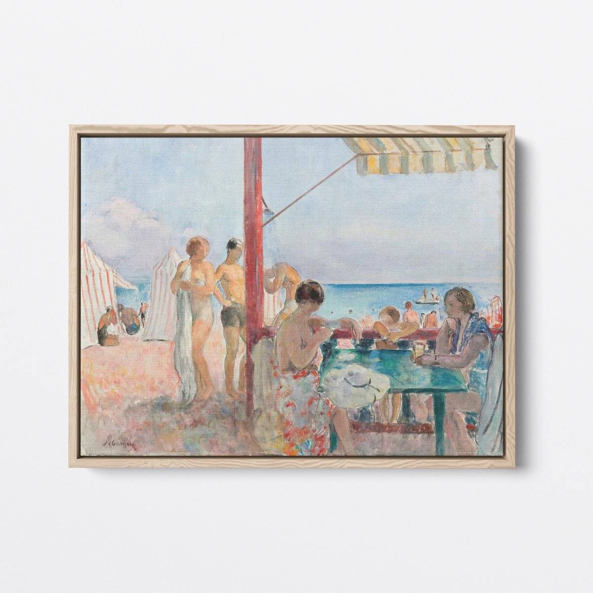 The Bar on the Beach | Henri Lebasque | Ave Legato Art Prints