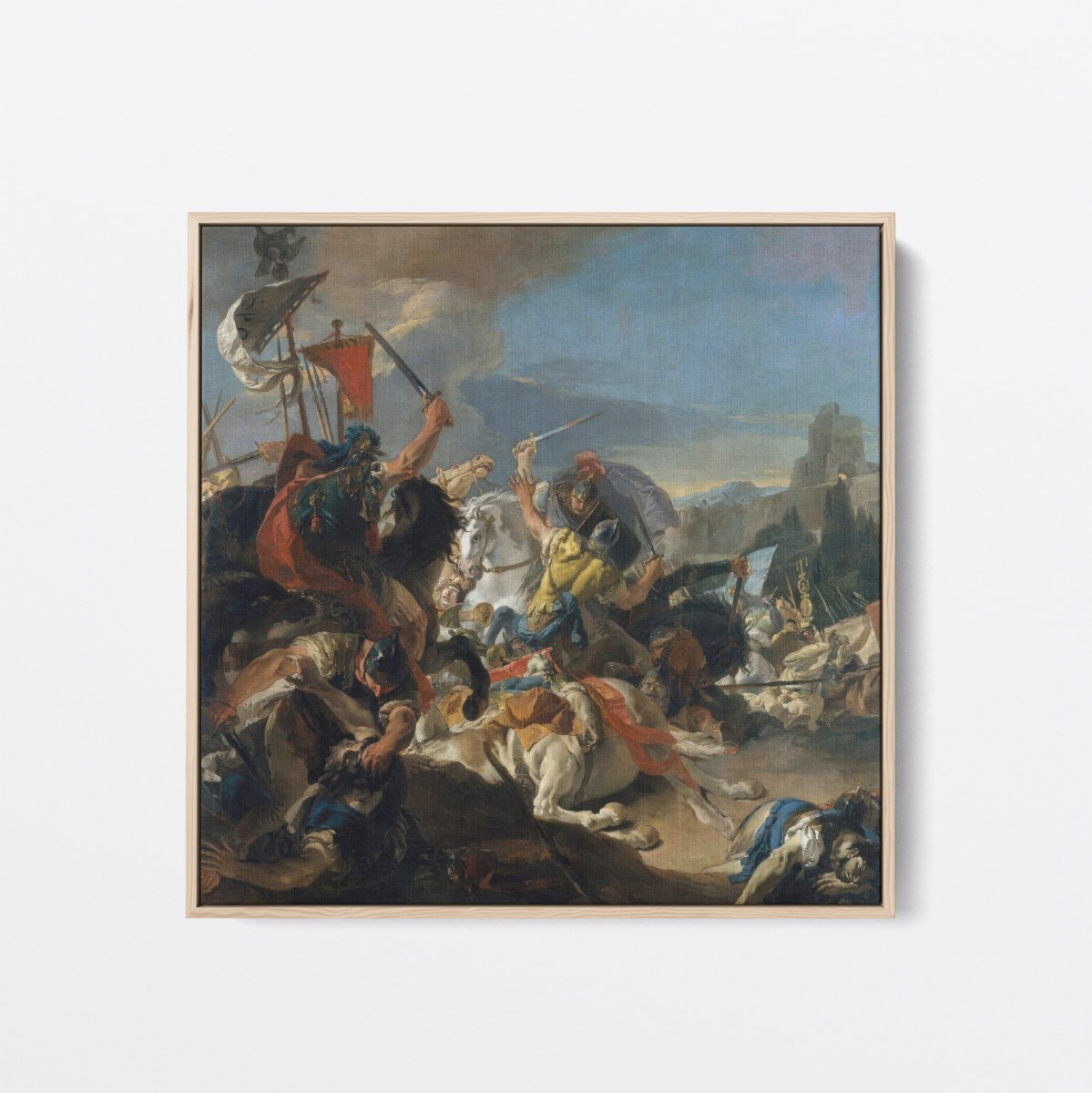 The Battle of Vercellae | Giovanni Battista Tiepolo | Ave Legato Art Prints