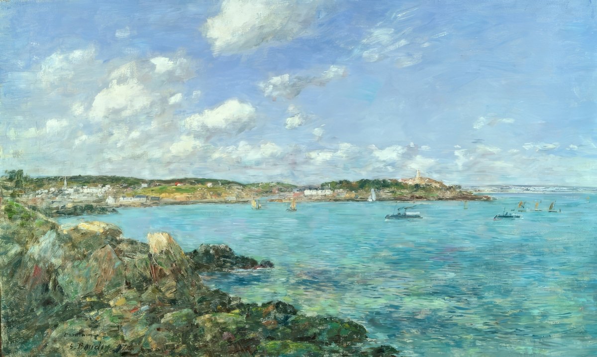 The Bay of Douarnenez (1897) | Eugène Boudin | Ave Legato Art Prints