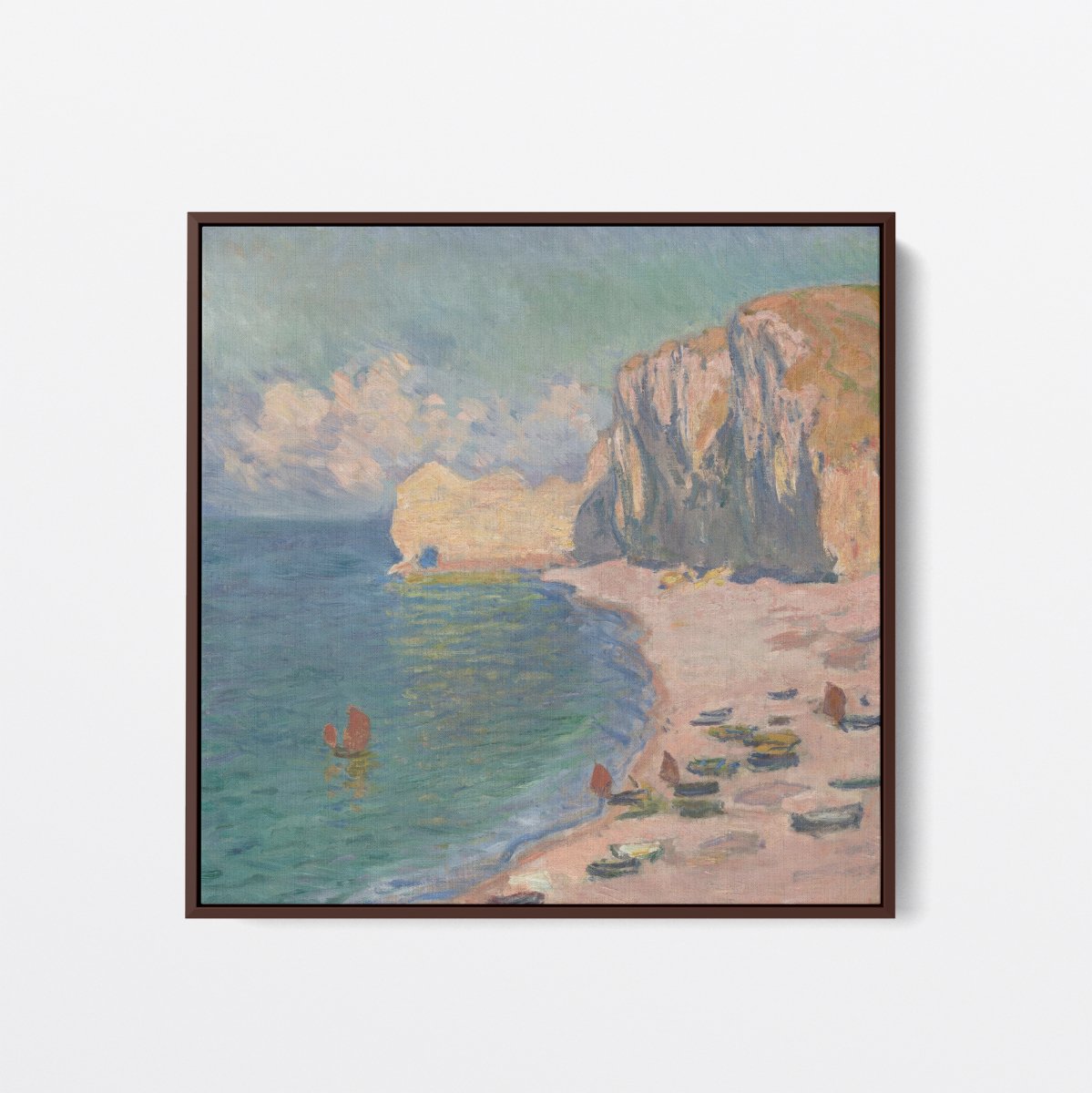 The Beach and the Falaise d'Amont | Claude Monet | Ave Legato Art Prints