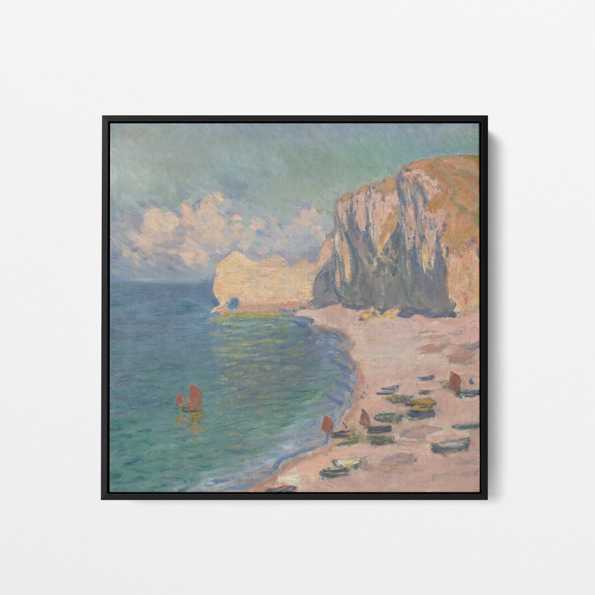 The Beach and the Falaise d'Amont | Claude Monet | Ave Legato Art Prints