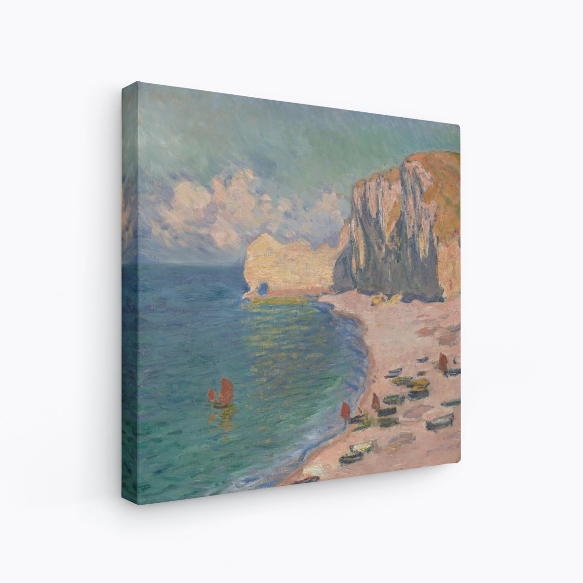 The Beach and the Falaise d'Amont | Claude Monet | Ave Legato Art Prints