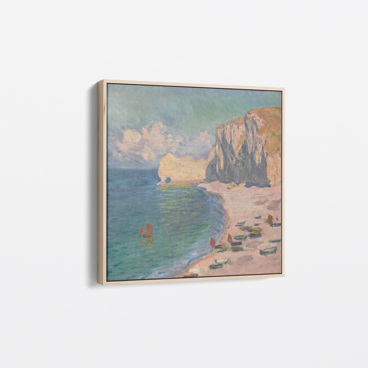 The Beach and the Falaise d'Amont | Claude Monet | Ave Legato Art Prints