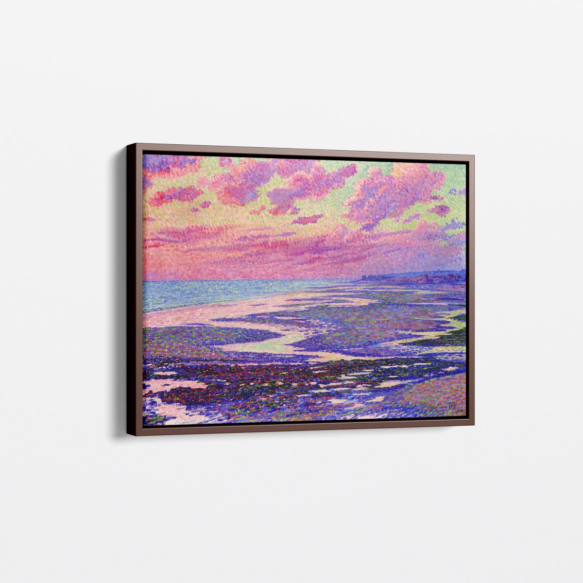 The Beach at Ambleteuse at Low Tide | Theo van Rysselberghe | Ave Legato Art Prints