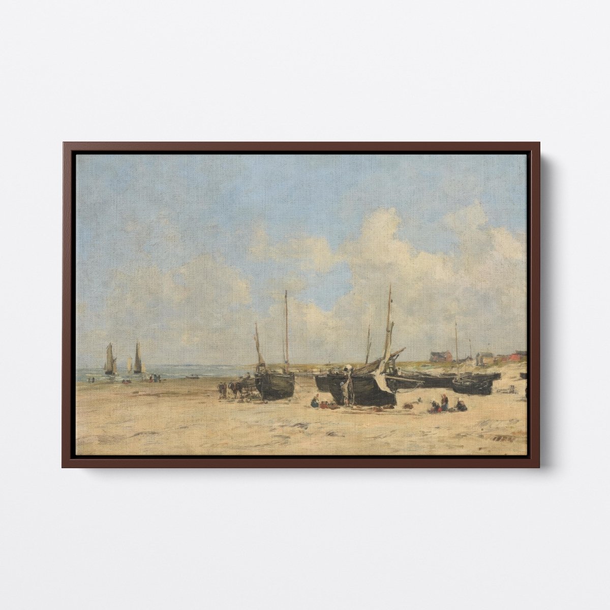 The Beach at Low Tide, France | Eugène Boudin | Ave Legato Art Prints