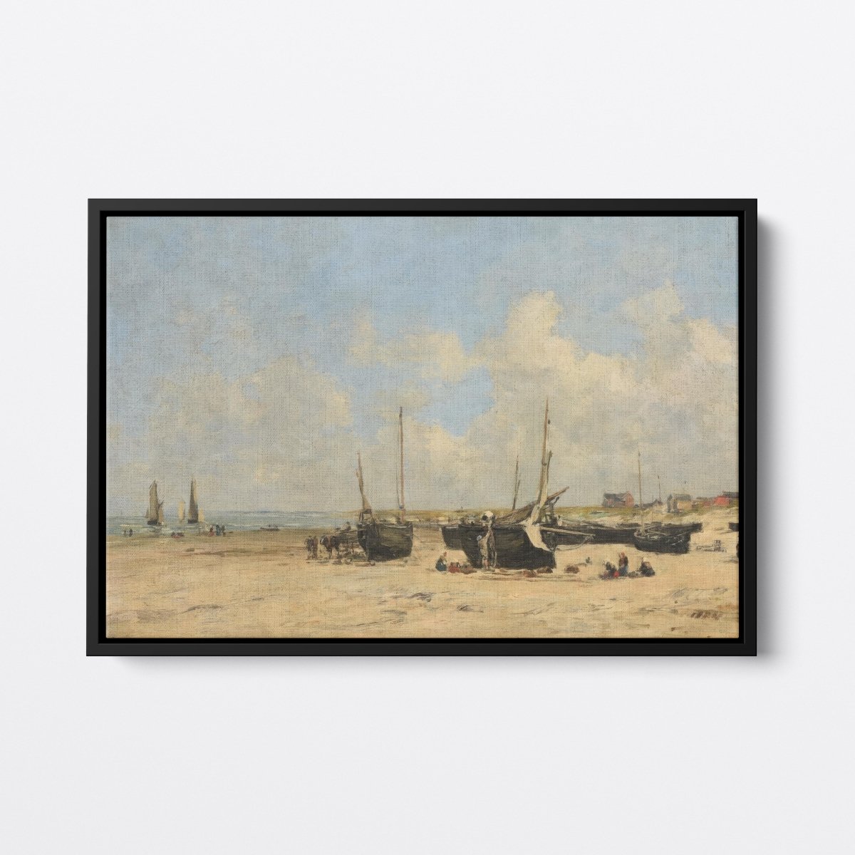 The Beach at Low Tide, France | Eugène Boudin | Ave Legato Art Prints