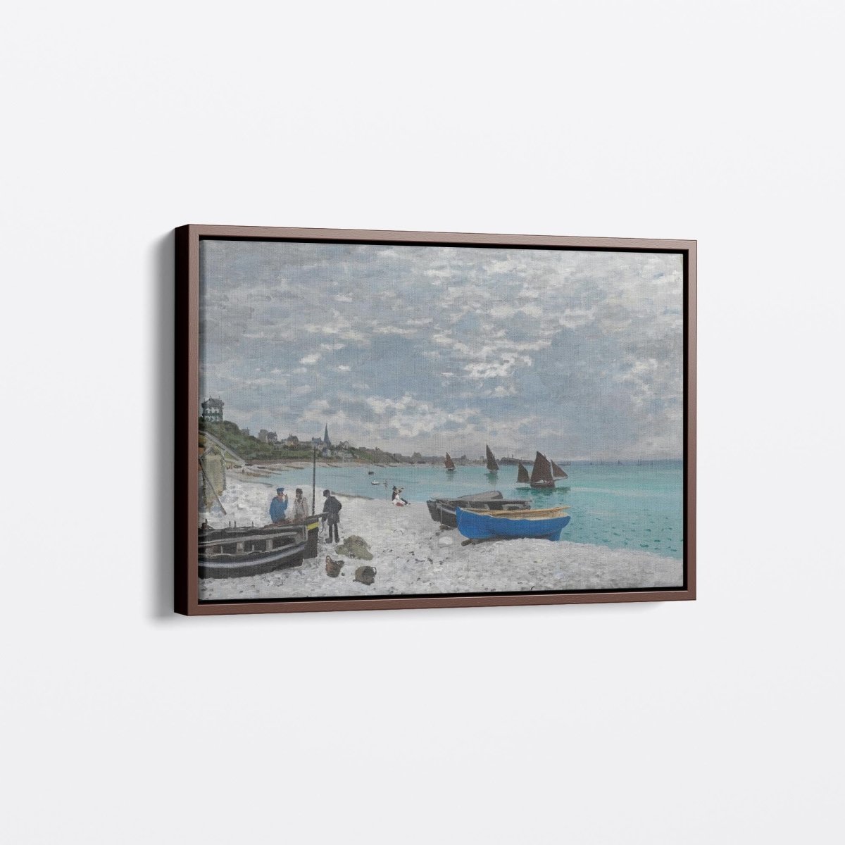 The Beach at Sainte - Adresse | Claude Monet | Ave Legato Art Prints