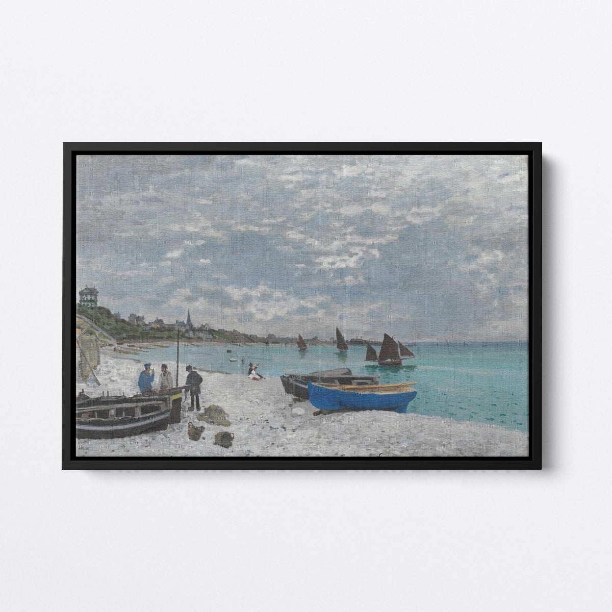 The Beach at Sainte - Adresse | Claude Monet | Ave Legato Art Prints