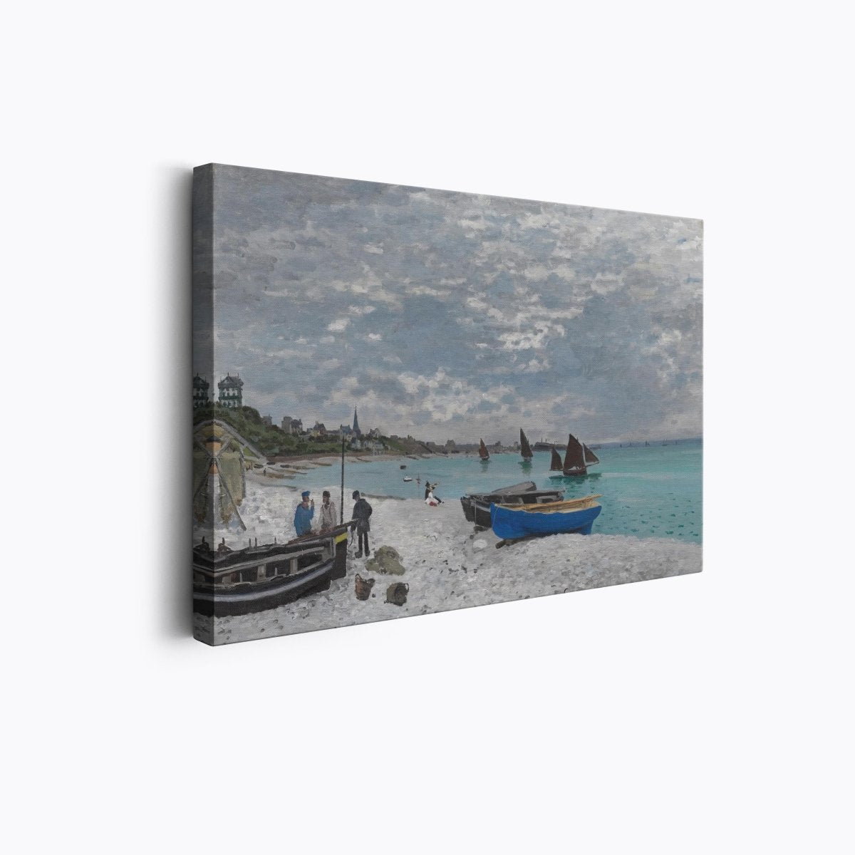 The Beach at Sainte - Adresse | Claude Monet | Ave Legato Art Prints