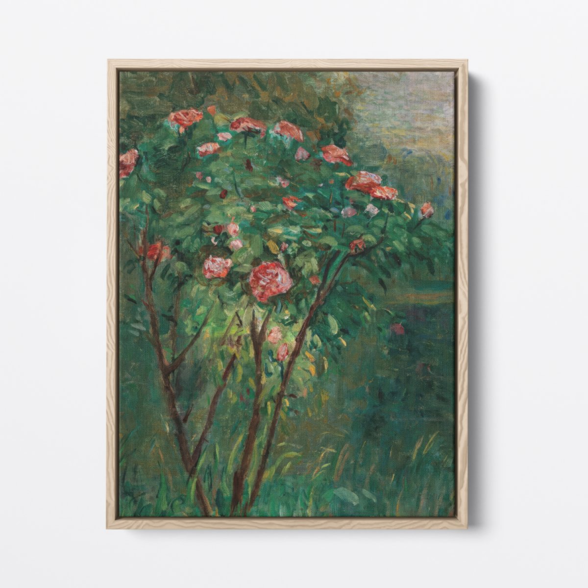 The Blooming Rosebush | Gustave Caillebotte | Ave Legato Art Prints