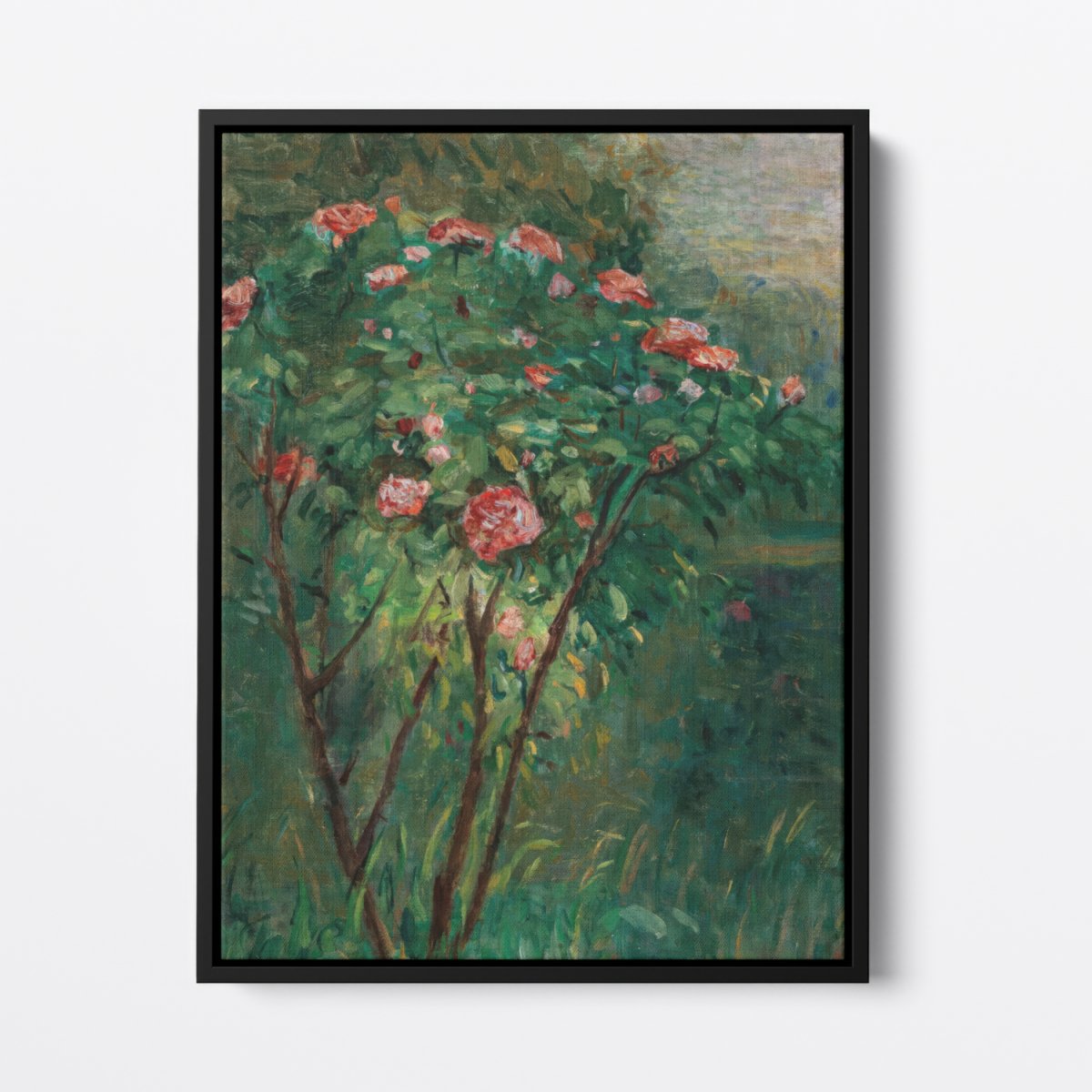 The Blooming Rosebush | Gustave Caillebotte | Ave Legato Art Prints