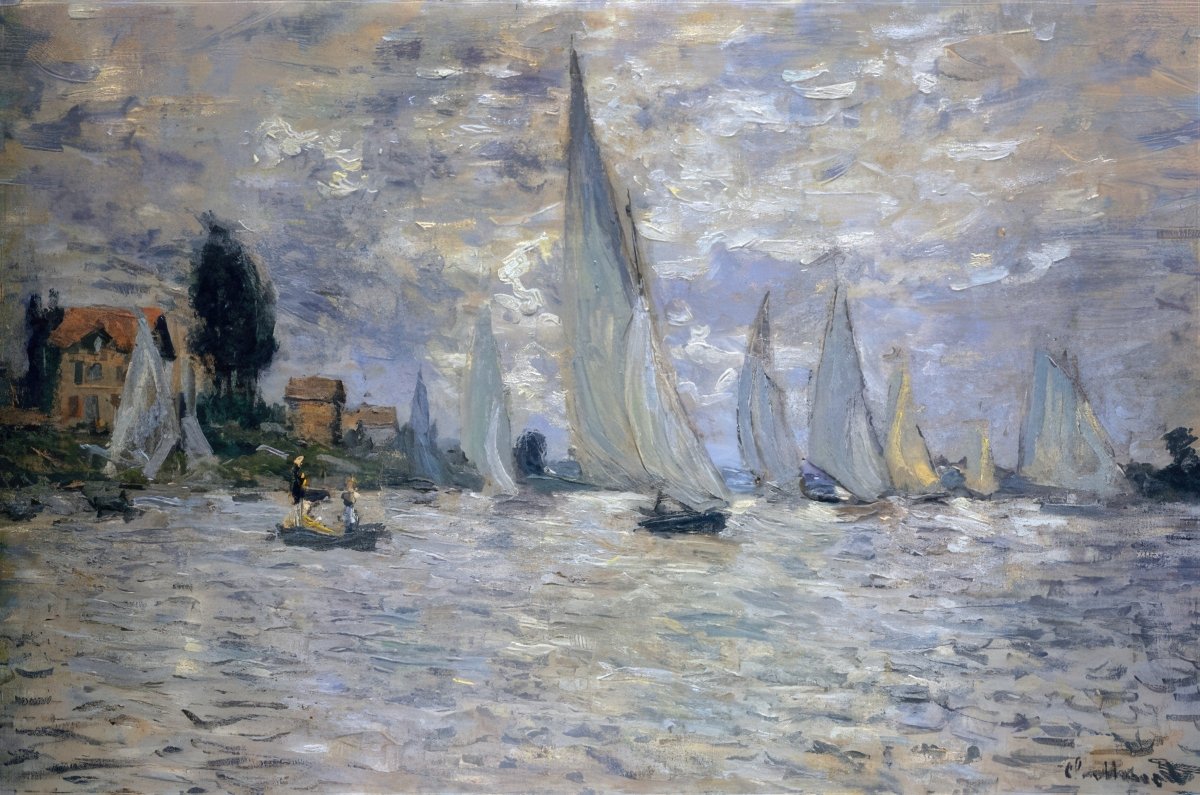 The Boats, Regatta at Argenteuil | Claude Monet | Ave Legato Art Prints