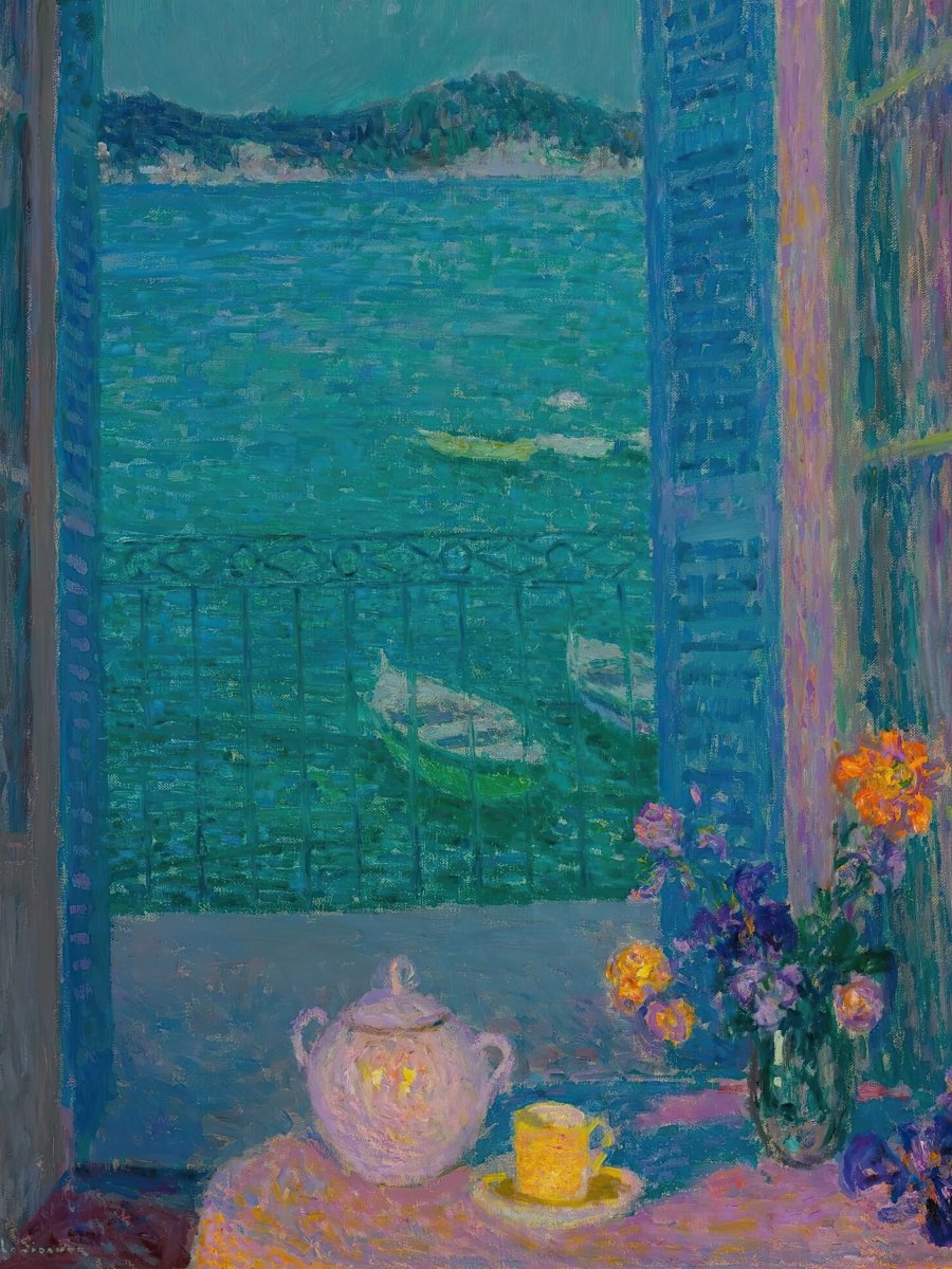 The Bouquet at the Window | Henri Le Sidaner | Ave Legato Art Prints