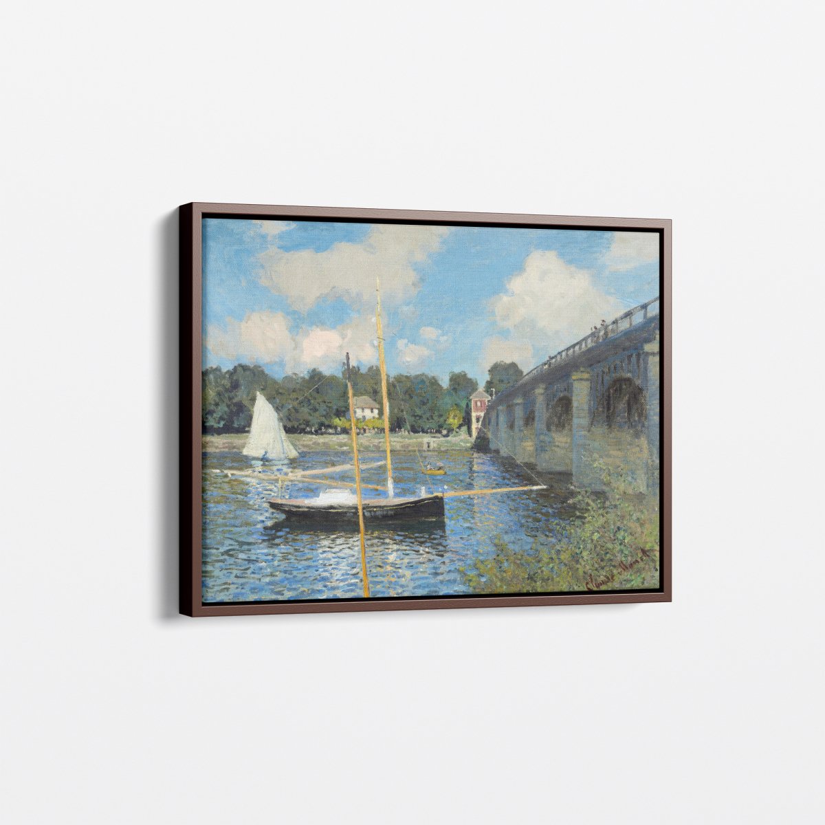 The Bridge at Argenteuil | Claude Monet | Ave Legato Art Prints