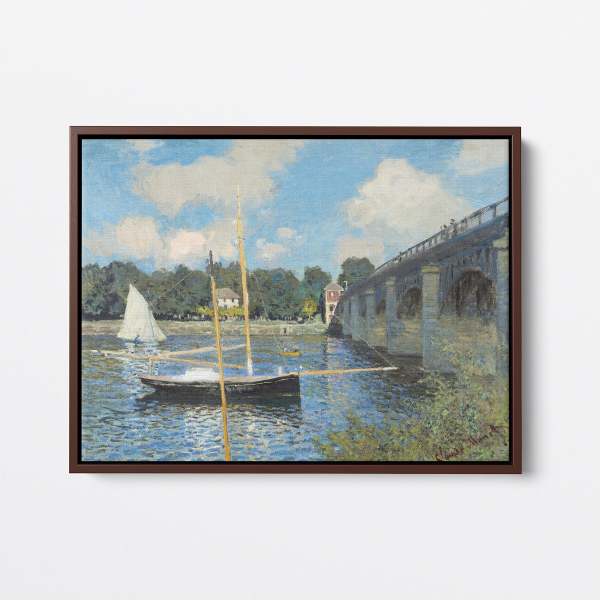 The Bridge at Argenteuil | Claude Monet | Ave Legato Art Prints