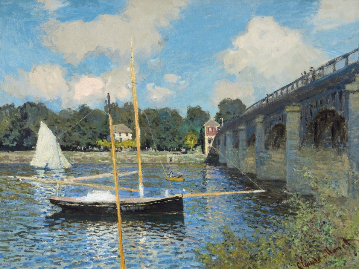 The Bridge at Argenteuil | Claude Monet | Ave Legato Art Prints