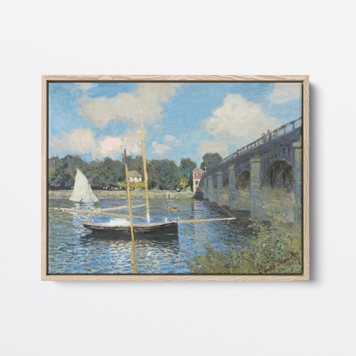 The Bridge at Argenteuil | Claude Monet | Ave Legato Art Prints