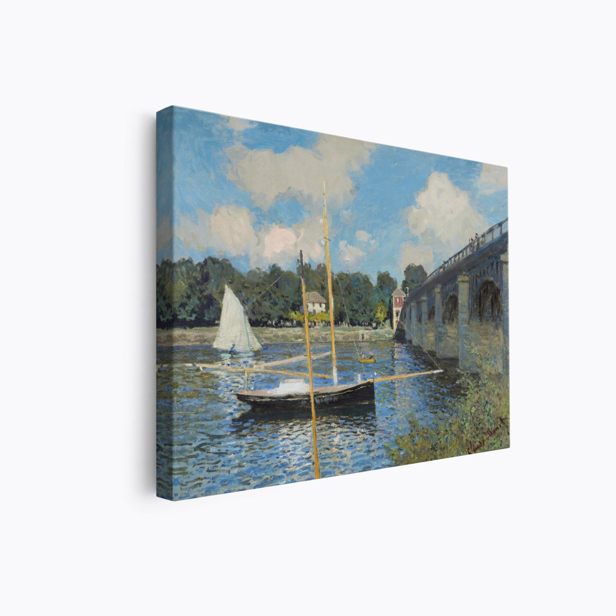 The Bridge at Argenteuil | Claude Monet | Ave Legato Art Prints