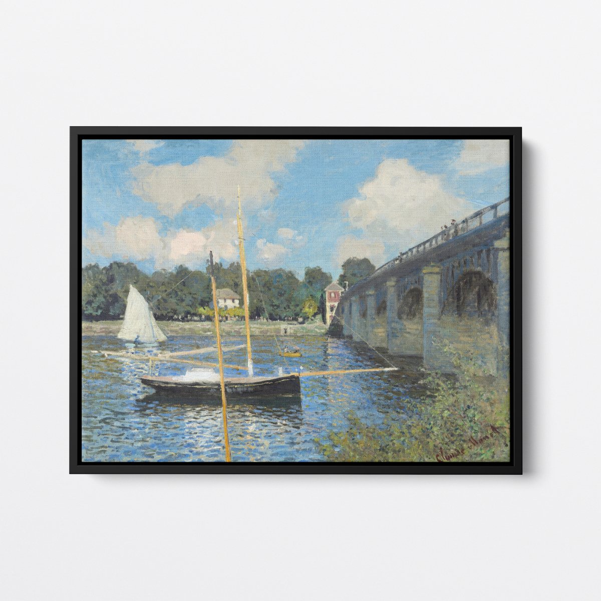 The Bridge at Argenteuil | Claude Monet | Ave Legato Art Prints