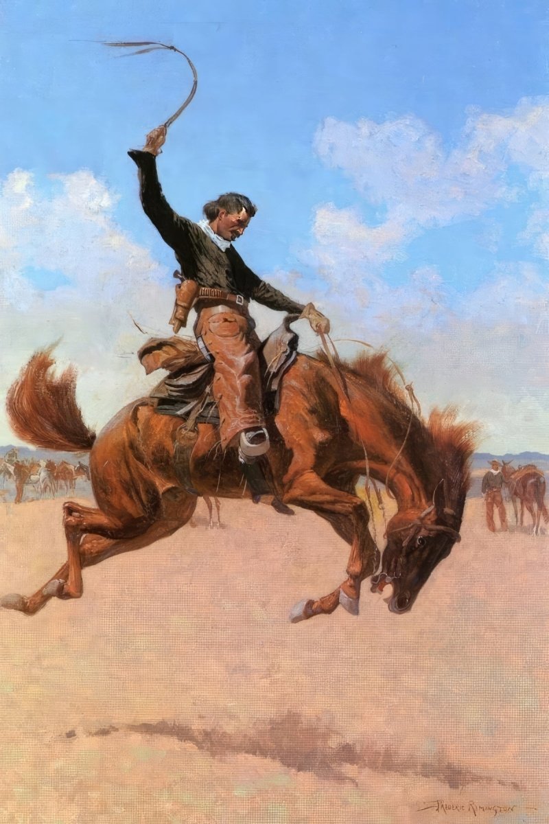 The Buck Jumper | Frederic Remington | Ave Legato Art Prints