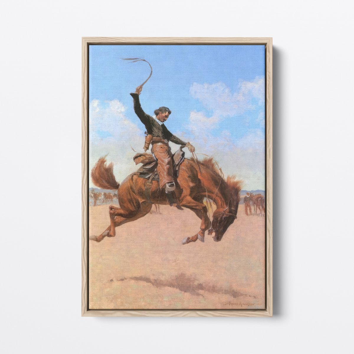 The Buck Jumper | Frederic Remington | Ave Legato Art Prints