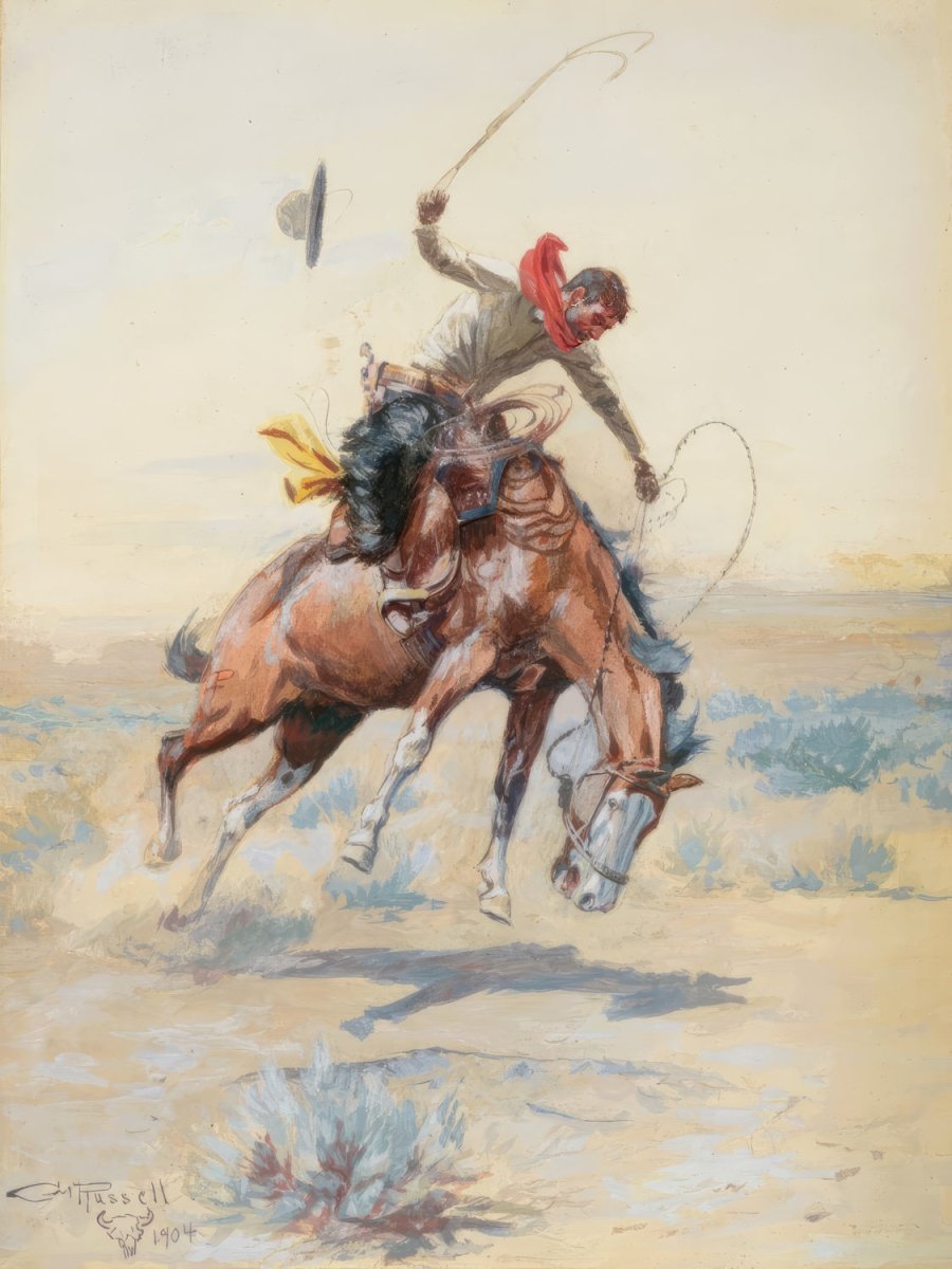 The Bucker | Charles Russell | Ave Legato Art Prints