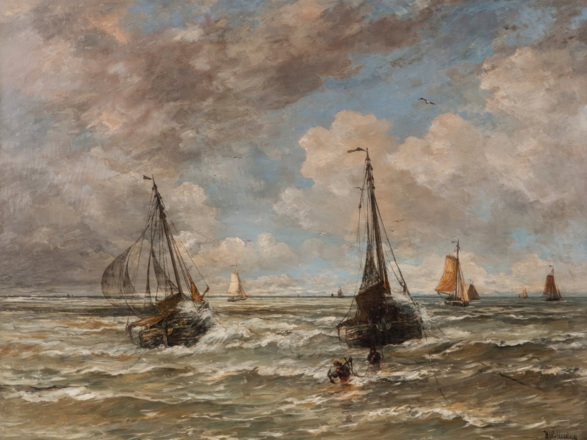 The Casting of the Anchor | Hendrik Mesdag | Ave Legato Art Prints