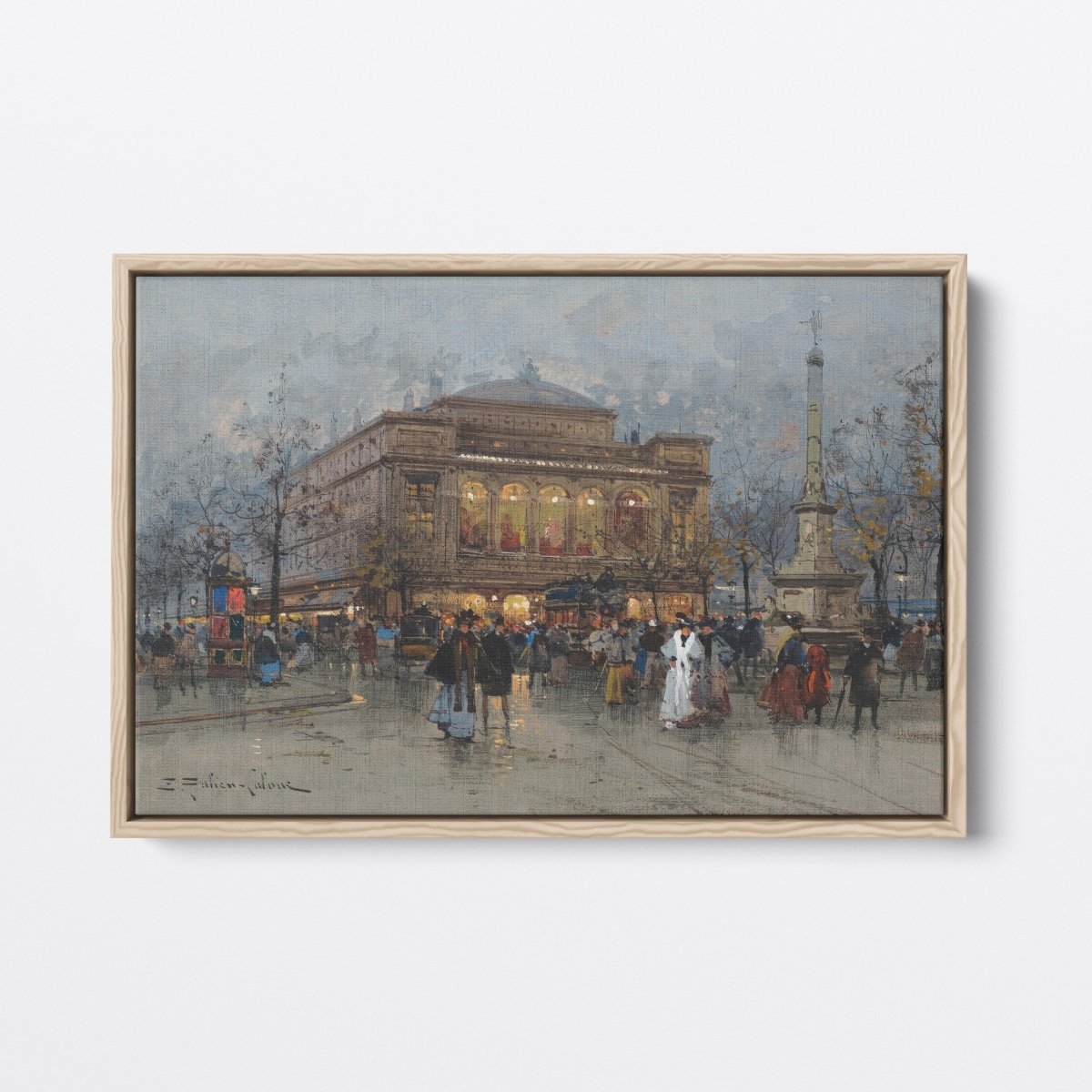 The Châtelet Theater, Paris | Eugene Galien - Laloue | Ave Legato Art Prints