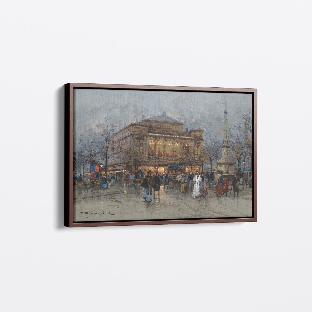 The Châtelet Theater, Paris | Eugene Galien - Laloue | Ave Legato Art Prints