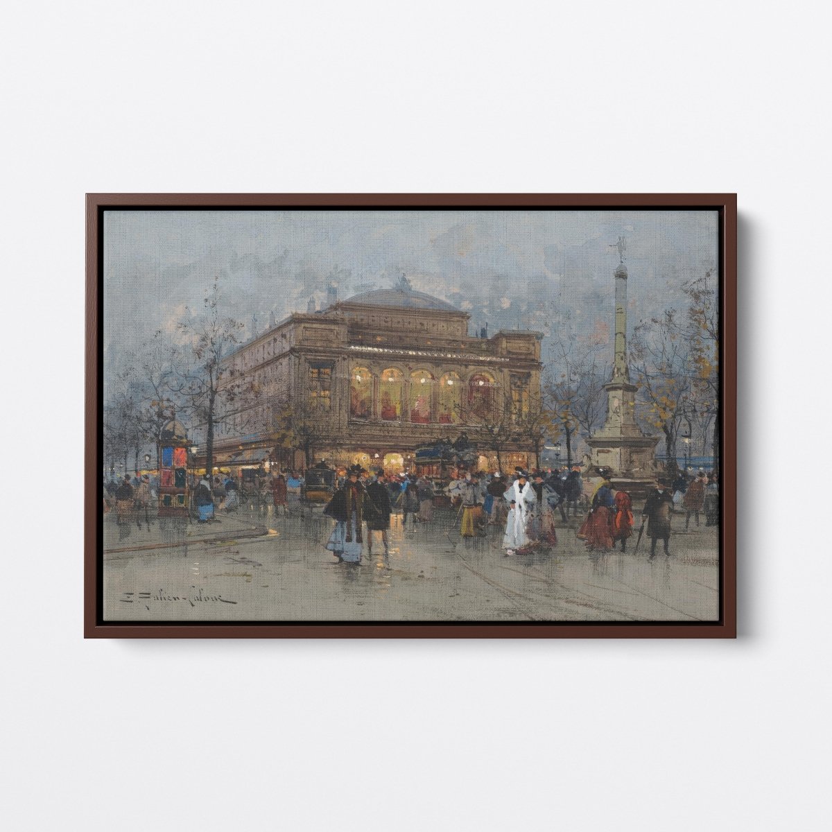 The Châtelet Theater, Paris | Eugene Galien - Laloue | Ave Legato Art Prints