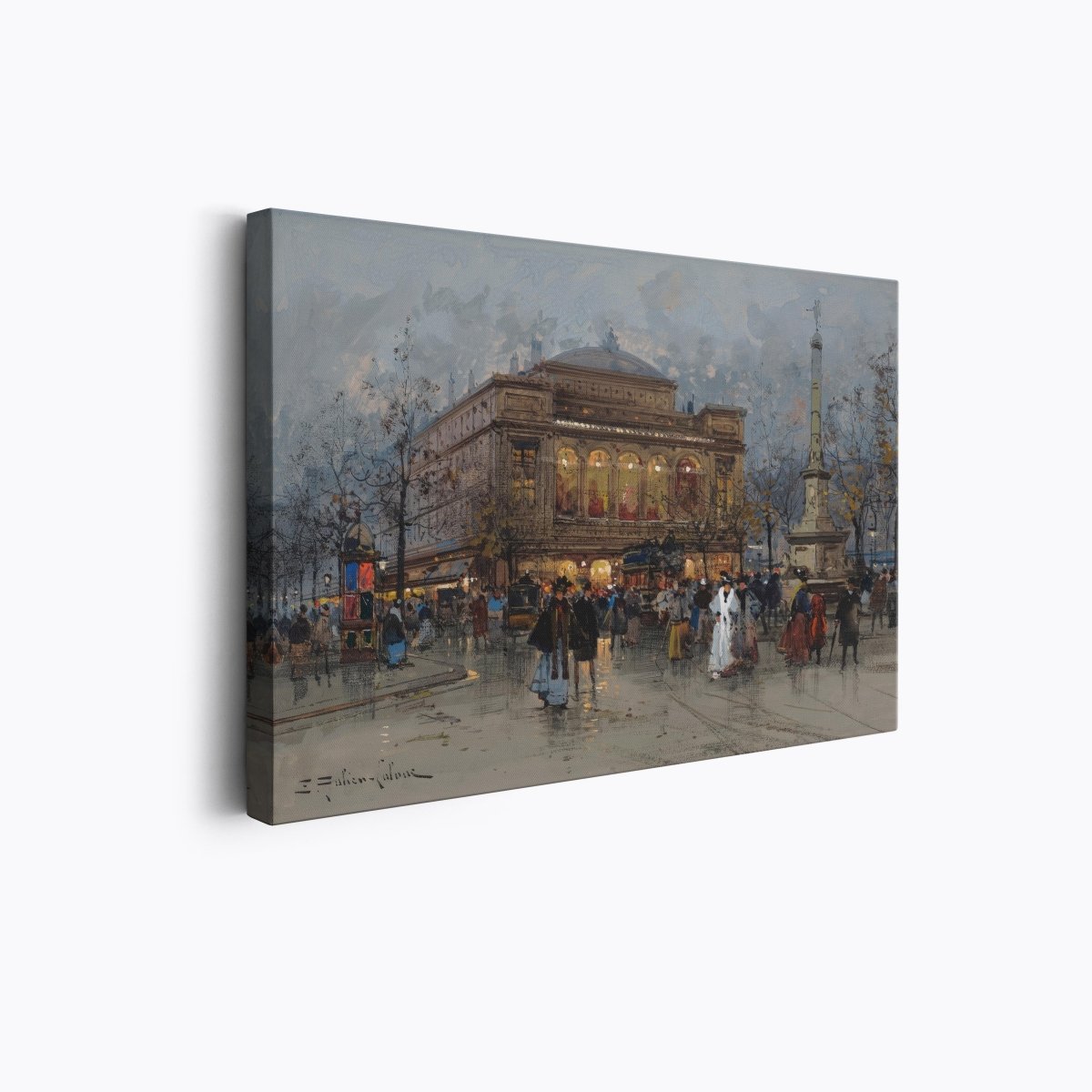 The Châtelet Theater, Paris | Eugene Galien - Laloue | Ave Legato Art Prints