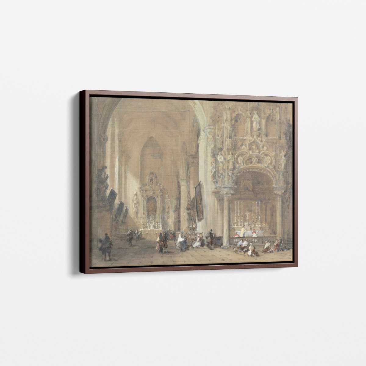 The Church at Dixmude | David Roberts | Ave Legato Art Prints