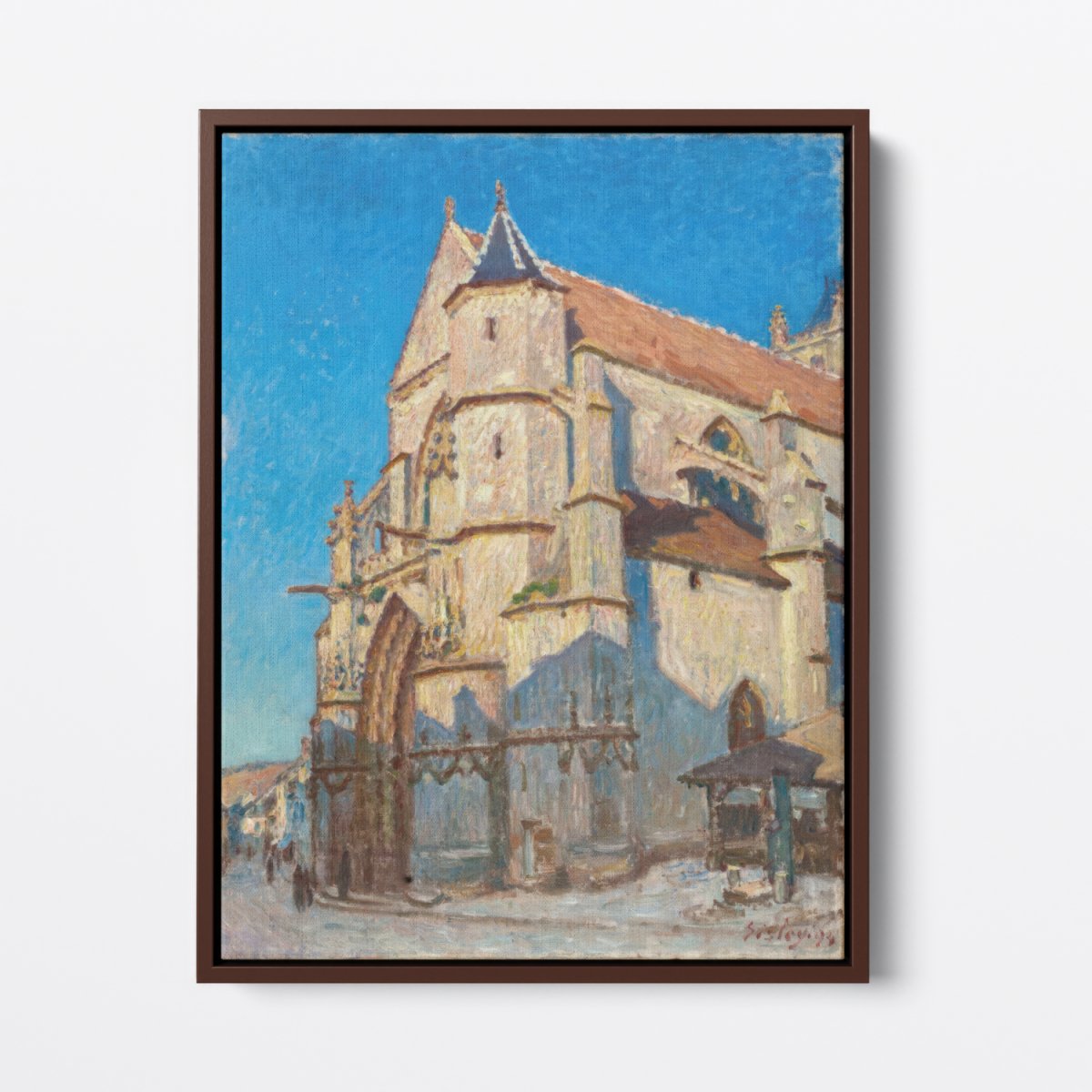 The Church at Moret in the Evening | Alfred Sisley | Ave Legato Art Prints