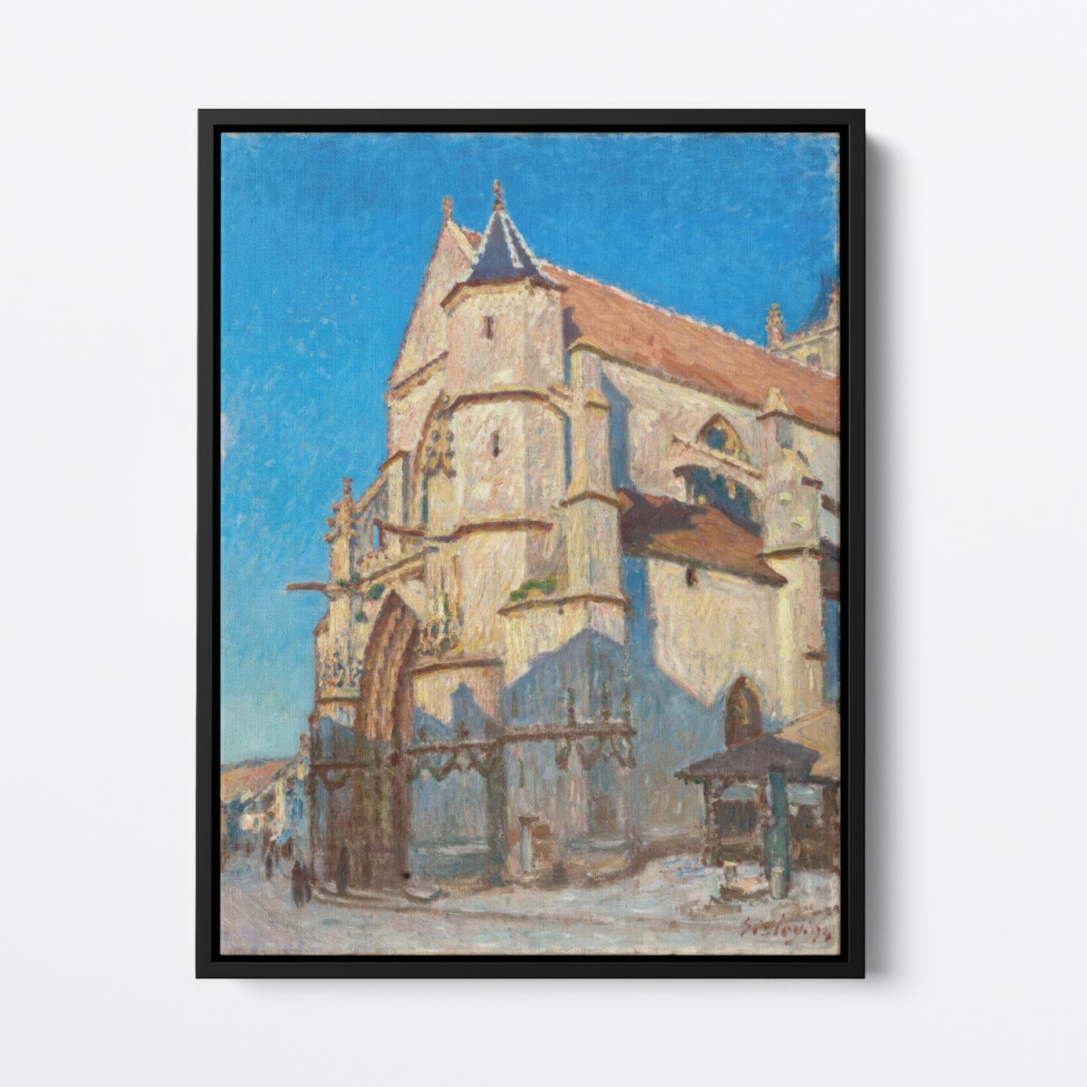 The Church at Moret in the Evening | Alfred Sisley | Ave Legato Art Prints