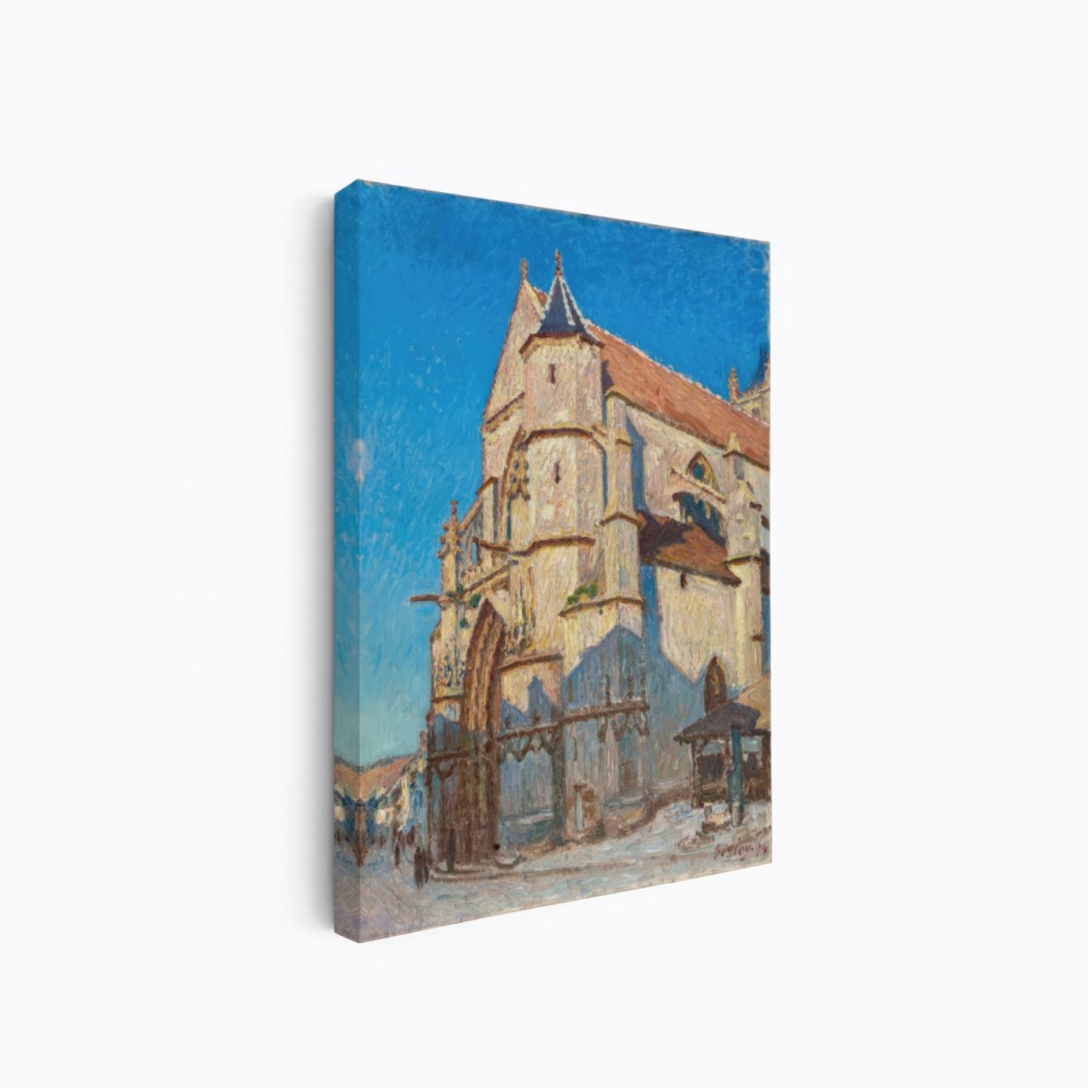 The Church at Moret in the Evening | Alfred Sisley | Ave Legato Art Prints