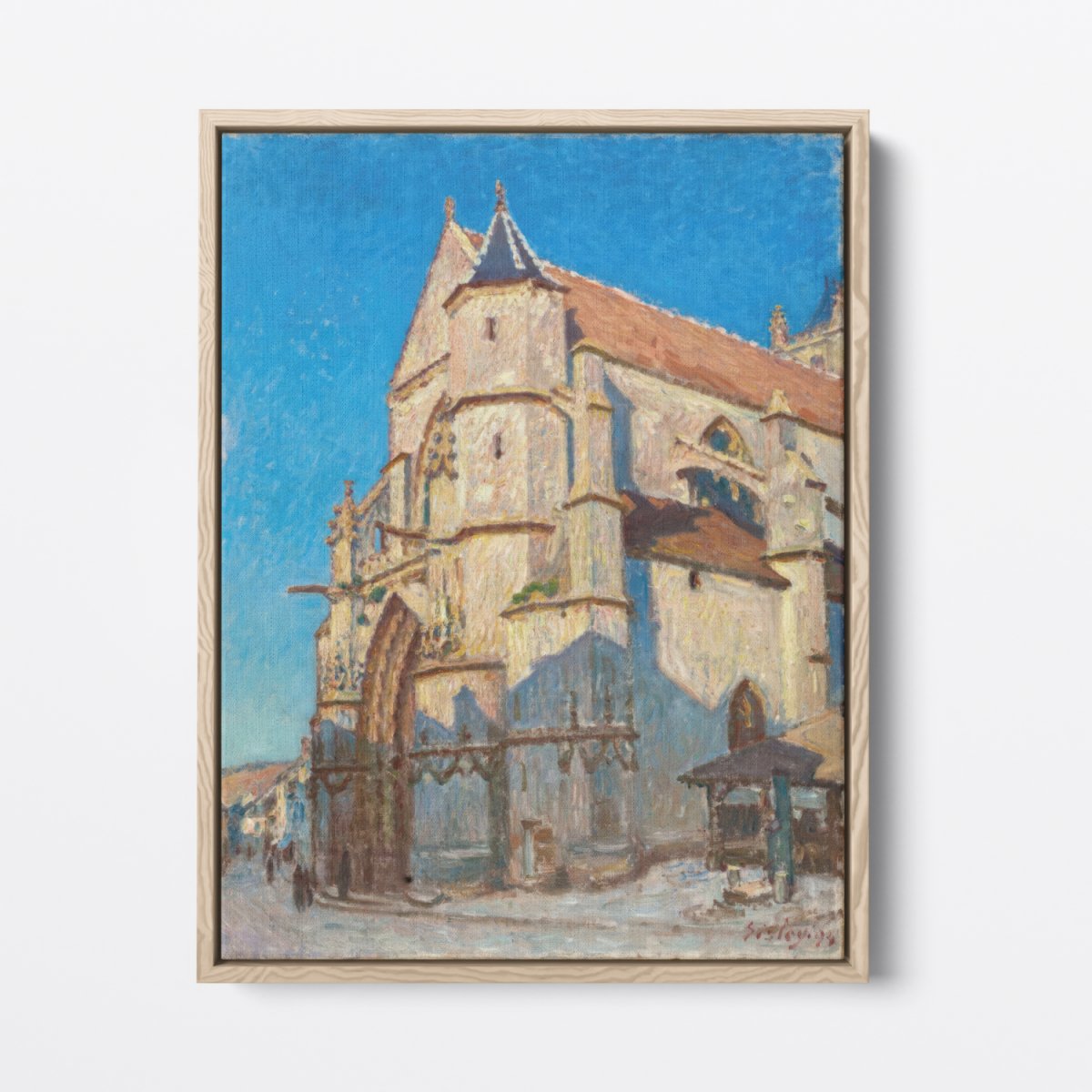 The Church at Moret in the Evening | Alfred Sisley | Ave Legato Art Prints