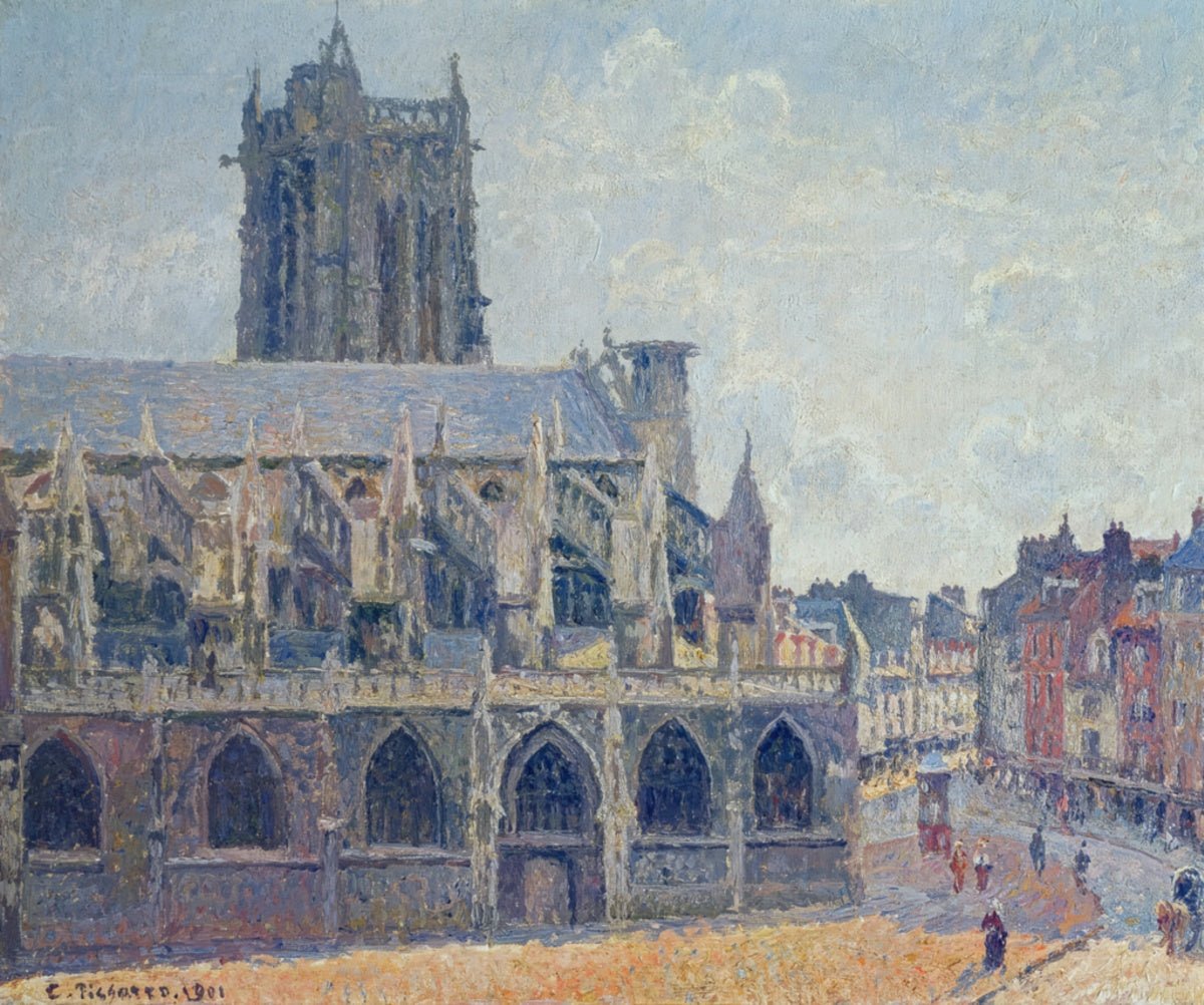 The Church of St. Jacques | Camille Pissarro | Ave Legato Art Prints