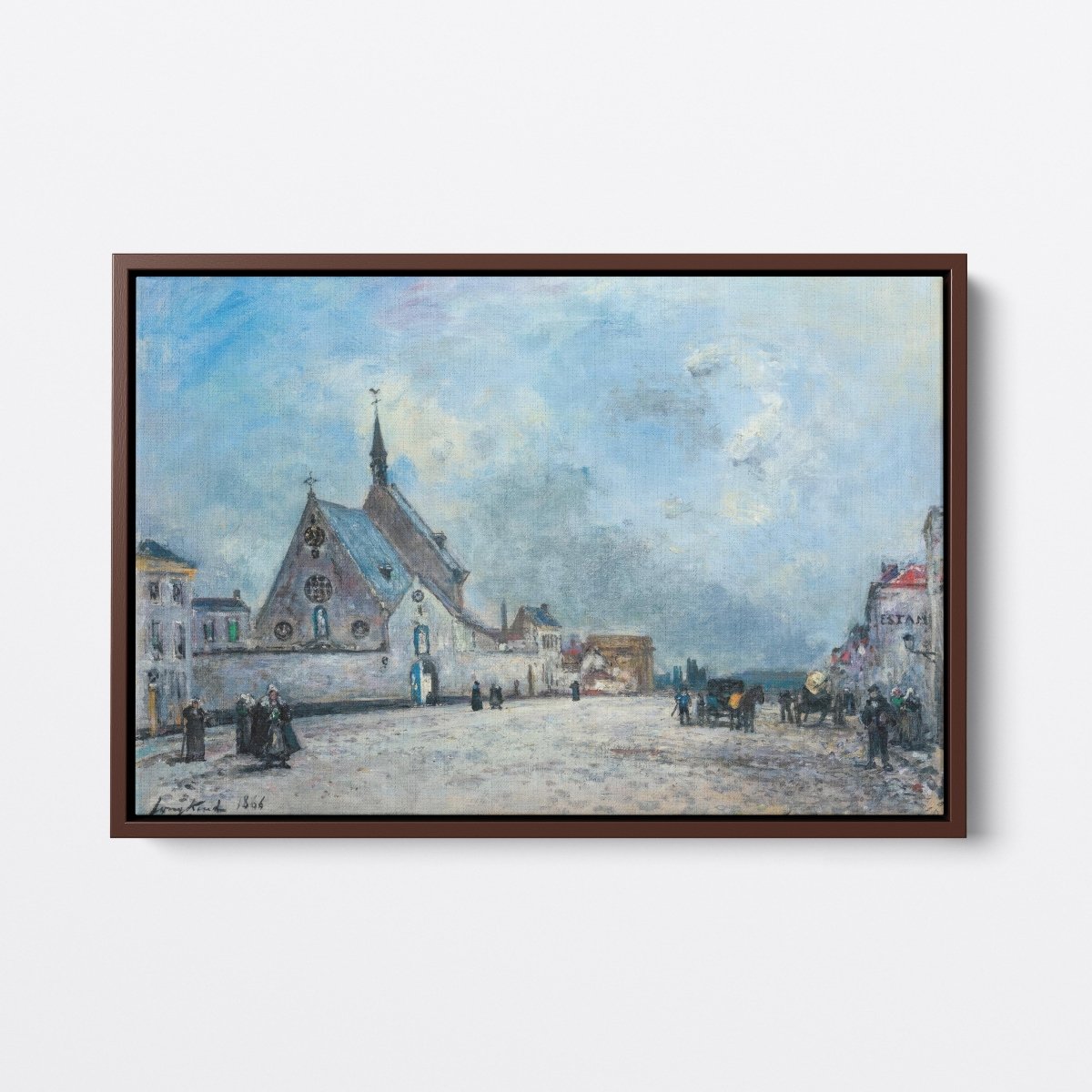 The Church Square, Paris | Johan Jongkind | Ave Legato Art Prints