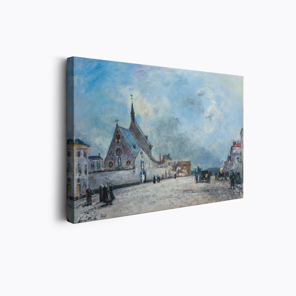 The Church Square, Paris | Johan Jongkind | Ave Legato Art Prints