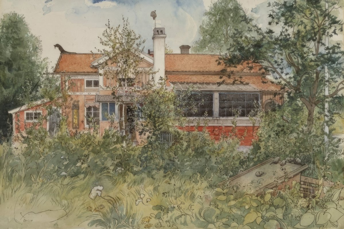 The Cottage, From A Home | Carl Larsson | Ave Legato Art Prints