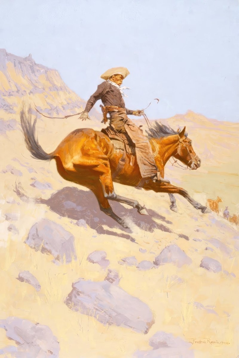 The Cowboy | Frederic Remington | Ave Legato Art Prints