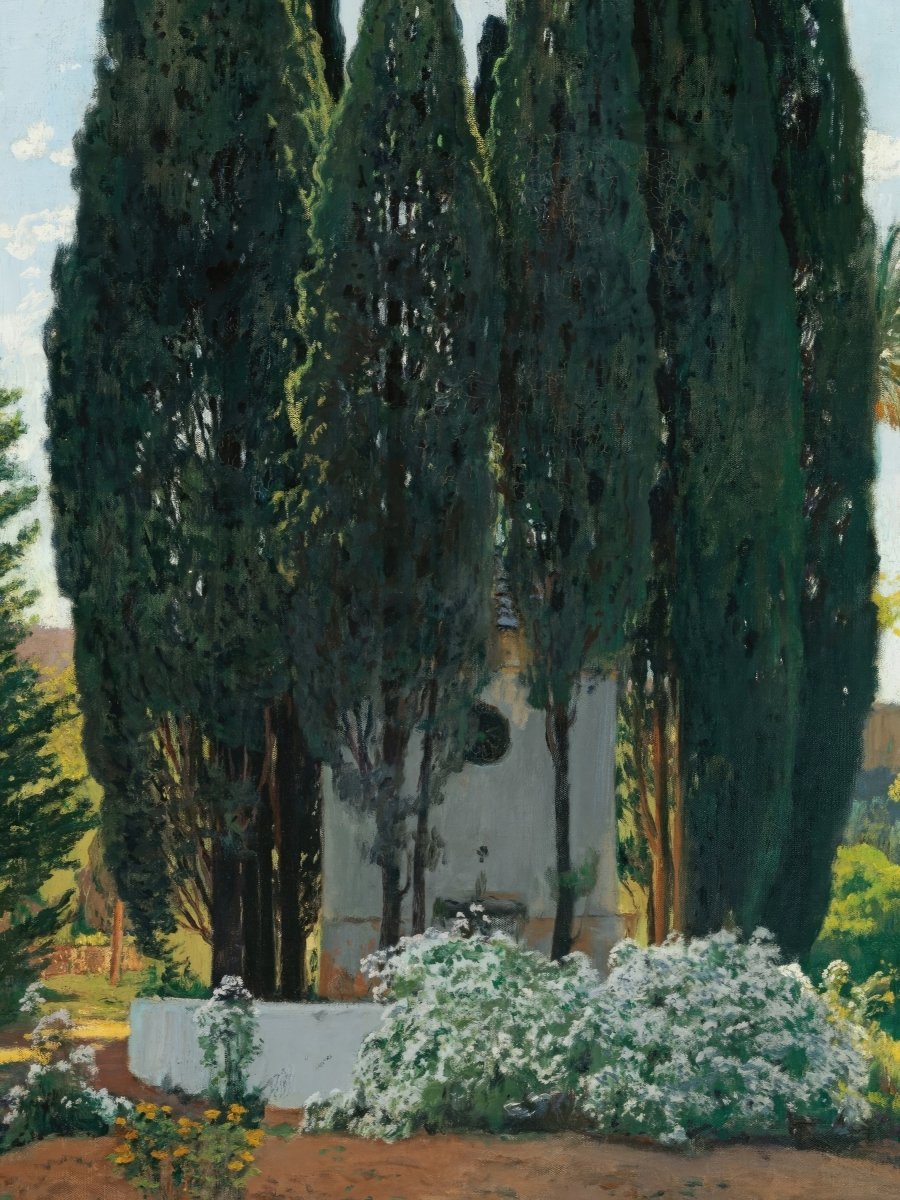 The Cypress Fountain | Santiago Rusiñol | Ave Legato Art Prints