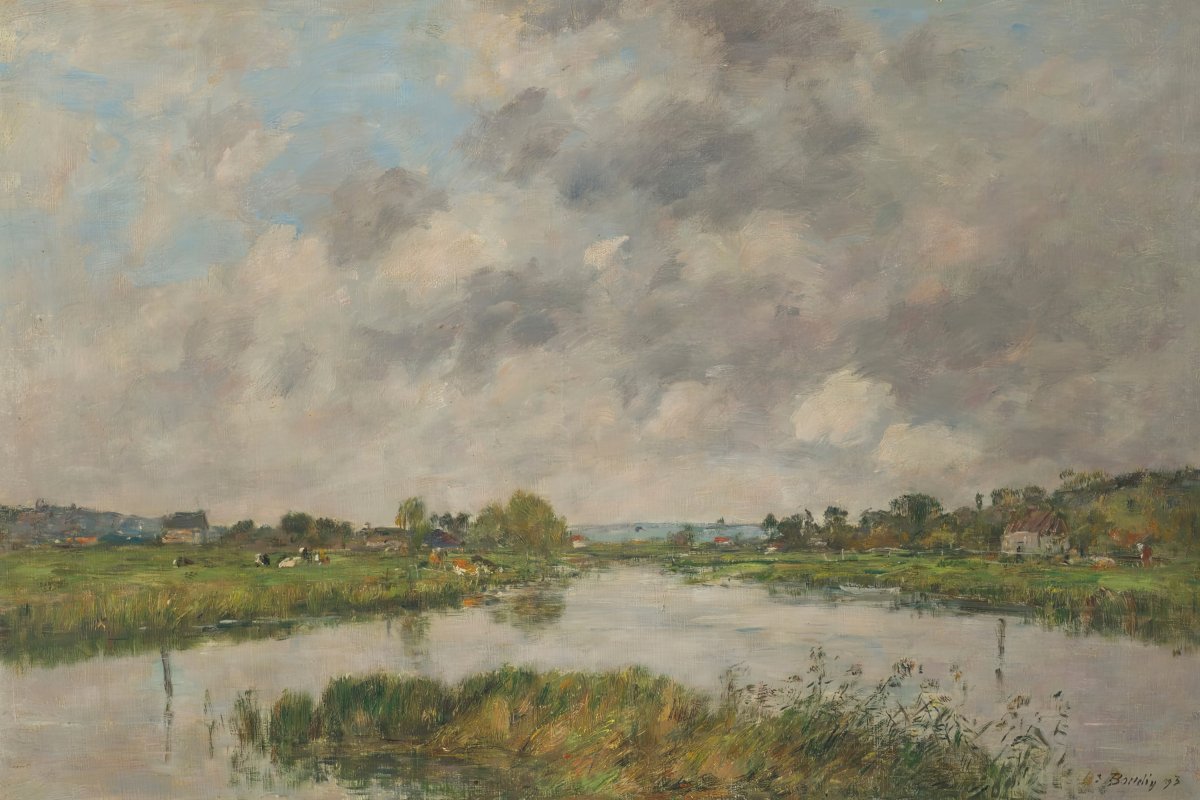 The Dead River at Deauville | Eugène Boudin | Ave Legato Art Prints