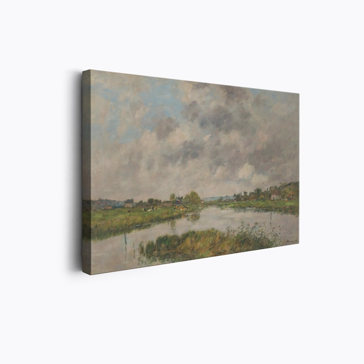 The Dead River at Deauville | Eugène Boudin | Ave Legato Art Prints