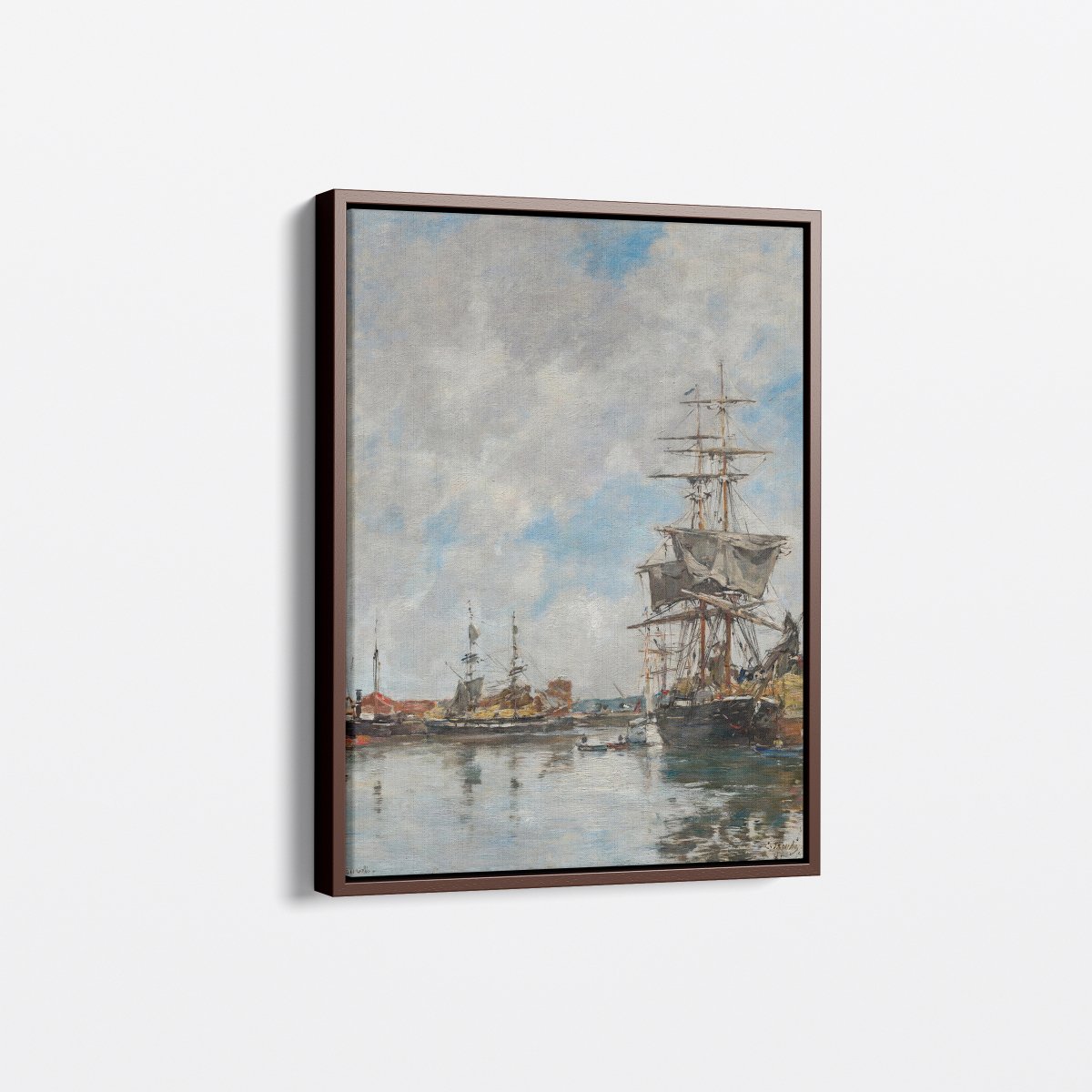 The Dock of Deauville II | Eugène Boudin | Ave Legato Art Prints