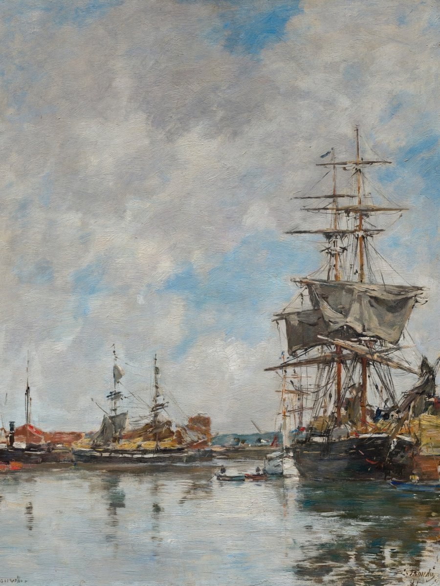 The Dock of Deauville II | Eugène Boudin | Ave Legato Art Prints