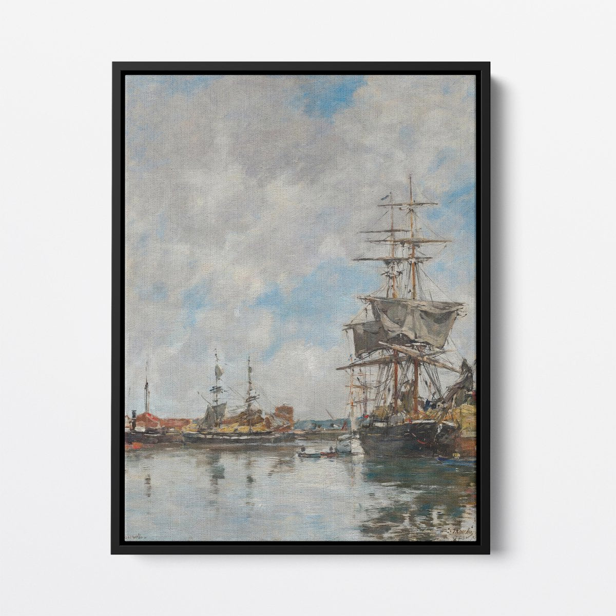 The Dock of Deauville II | Eugène Boudin | Ave Legato Art Prints