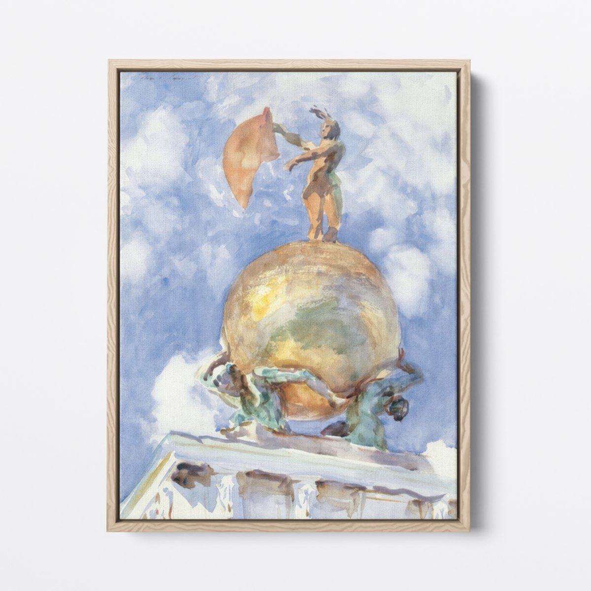 The Dogana, Statue of Fortune | John Sargent | Ave Legato Art Prints